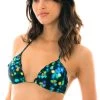 Bikinioberteil Schwarz Triangel Bunt Bedruckt – Top Luce Frufru -Bestes Bademoden Geschäft top riodesol top luce frufru 11