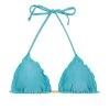 Himmelblaues Triangel-Top Gewellter Rand – Top Orvalho Frufru -Bestes Bademoden Geschäft top riodesol top orvalho frufru 01