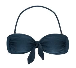 Dunkelblaues Bikini Bandeau – Top Shark Bandeau