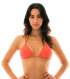 Lachsfarbenes Triangel-Top – Top Tabata Tri