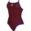 WOMEN'S ARENA ICONS SWIMSUIT S -Bestes Bademoden Geschäft women s arena icons swimsuit s dunkel rot 26 005038 1